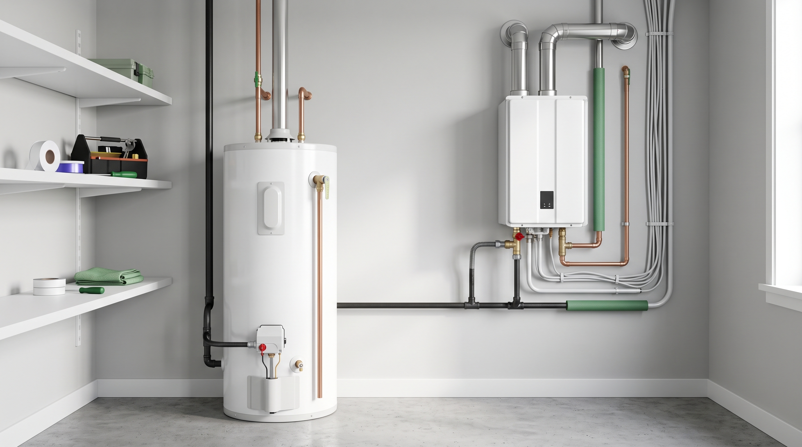 Tank vs Tankless Water Heater